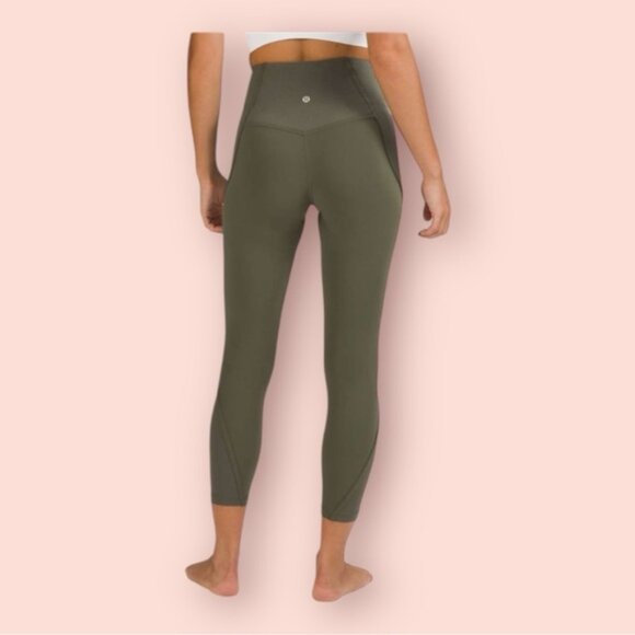 Lululemon Align Ribbed Panel High-Rise Tight 25"Carob Brown size 2 leggings - Picture 1 of 5